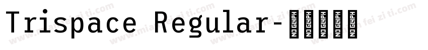 Trispace Regular字体转换